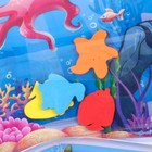 Акваковрик надувной развивающий водный коврик «Морской мир», 68х50 см., Крошка Я - фото 4101985