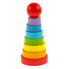 Детская развивающая пирамидка «Фигурки» 14×6.2×6.2 см, по методике Монтессори - Фото 3