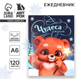 Ежедневник А6, 120 л «Чудеса рядом»