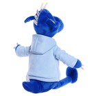 Мягкая игрушка «Дракон Дизель в толстовке», 25 см, цвет синий - Фото 3
