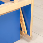 Детская кроватка «Морозко» на маятнике, с ящиком, цвет синий - Фото 7