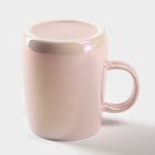 Кружка с ложкой «Древо», 380 мл, керамика, розовая - Фото 5