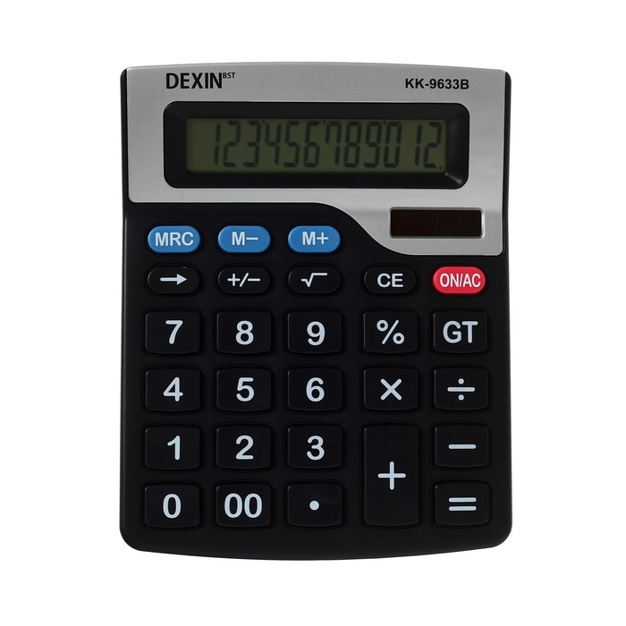 Калькулятор настольный 12-разрядный КК-9633В - Фото 1