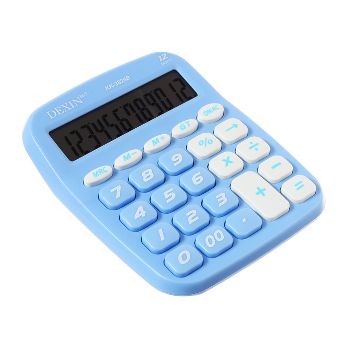 Калькулятор настольный 12-разрядный КК-3825В МИКС