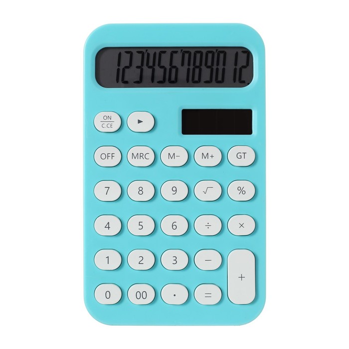 Калькулятор настольный 12-разрядный КК-968, двойное питание