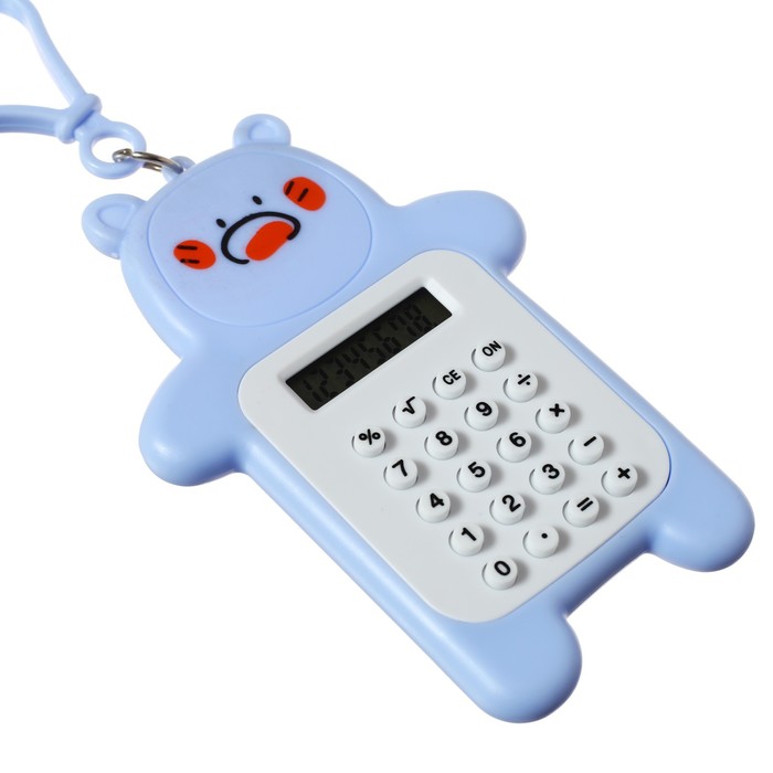 Калькулятор настольный 08-разрядный Мишка МИКС