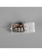Гирлянда «Нить» 1 м роса, IP20, серебристая нить, 10 LED, 3 режима, батарейка AG13×3 (в комплекте), свечение тёплое белое - Фото 8