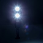 Светильник уличный аккумуляторный настенный, фонарь, 60 диодов - Фото 4