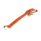 Стяжка груза TORSO с механизмом, 110 мм, ширина ленты 25 мм, нагрузка 200/400 кг, длина 6 м - Фото 2