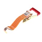 Стяжка груза TORSO с механизмом 230 мм, ширина ленты 50 мм, нагрузка 5/10 т, длина 10 м - Фото 2