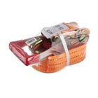 Стяжка груза TORSO с механизмом 230 мм, ширина ленты 50 мм, нагрузка 5/10 т, длина 6 м - Фото 6