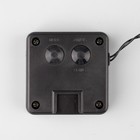 УЦЕНКА Гирлянда «Нить» 4.5 м с насадками «Ёжики», IP44, тёмная нить, 30 LED, свечение синие/фиолетовое/розовое, 2 режима, солнечная батарея - Фото 4