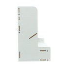 Органайзер-подставка настольный deVENTE. Elrix 24,5 x 15 x 25,5 см, МДФ, белый, картонная коробка - Фото 3