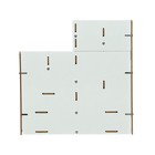 Органайзер-подставка настольный deVENTE. Elrix 24,5 x 15 x 25,5 см, МДФ, белый, картонная коробка - Фото 5