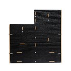 Органайзер - подставка настольный deVENTE. Elrix 24,5 x 15 x 25,5 см, МДФ, чёрный, картонная коробка - Фото 5
