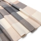 Плед Экономь и Я "Клетка" цв.бежевый, 75*100 см, пл.160 г/м2, 100% п/э, флис 9849855