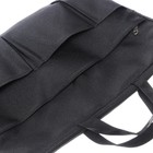 Папка (сумка) с ручками для ноутбука А4 (340 х 250 мм), текстильная, 3 внешних кармана, deVENTE чёрная - Фото 8