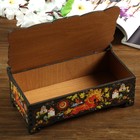 Шкатулка - купюрница «Палех: кони», 17х9х5,8 см - Фото 2