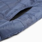 Куртка мужская демисезоная, цвет синий, размер 50 - Фото 5