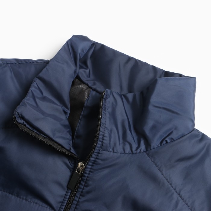 Куртка мужская демисезоная, цвет синий, размер 52