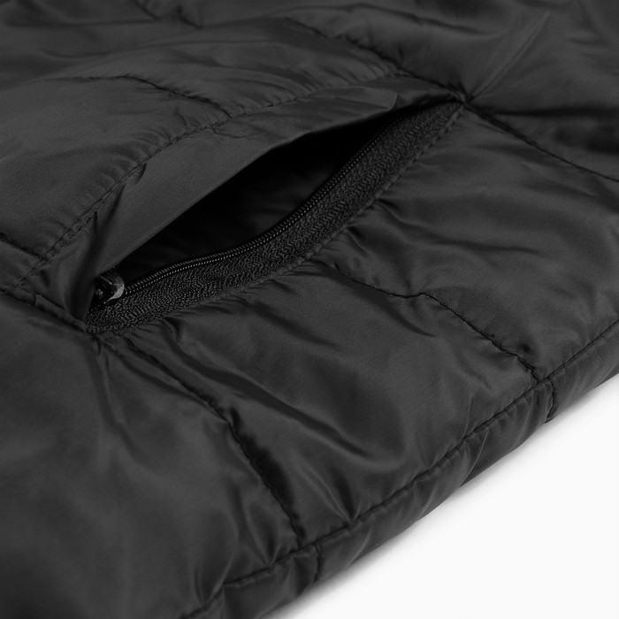 Куртка мужская демисезоная, цвет черный, размер 56