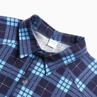 Рубашка мужская фланелевая, цвет синий, размер 50 (40) - Фото 2