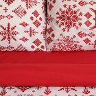 Постельное бельё «Этель» дуэт Christmas sketch 143х215 см 2 шт,220х240 см,70х70 см 2 шт, поплин - Фото 4