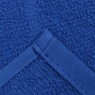 Салфетка махровая универсальная 30х60 см, синий, 280 г/м2, хл 100% - Фото 4