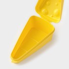 Контейнер для сыра RICCO, 19,8х×10,6×7,5 см, цвет жёлтый - Фото 3
