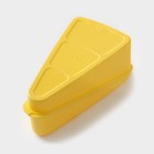 Контейнер для сыра RICCO, 19,8х×10,6×7,5 см, цвет жёлтый - Фото 4