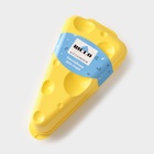 Контейнер для хранения сыра, пластик, 19.8×10.6×7.5 см, жёлтый  (артикул 9664106)  большой выбор товаров оптом и в розницу по низким ценам с доставкой