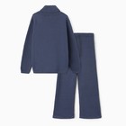 Костюм вязаный детский (Свитер и брюки) MINAKU, цвет синий, рост 104 см - Фото 14