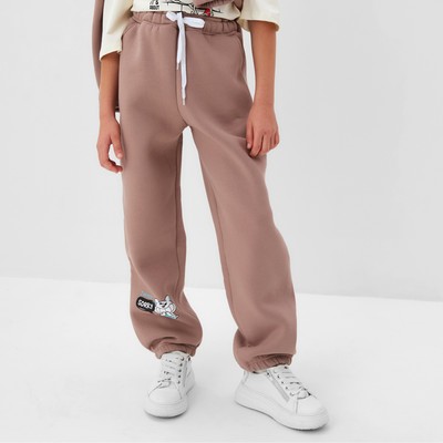 Брюки для девочки MINAKU: CRUSH, тёмно-розовые, рост 110 см