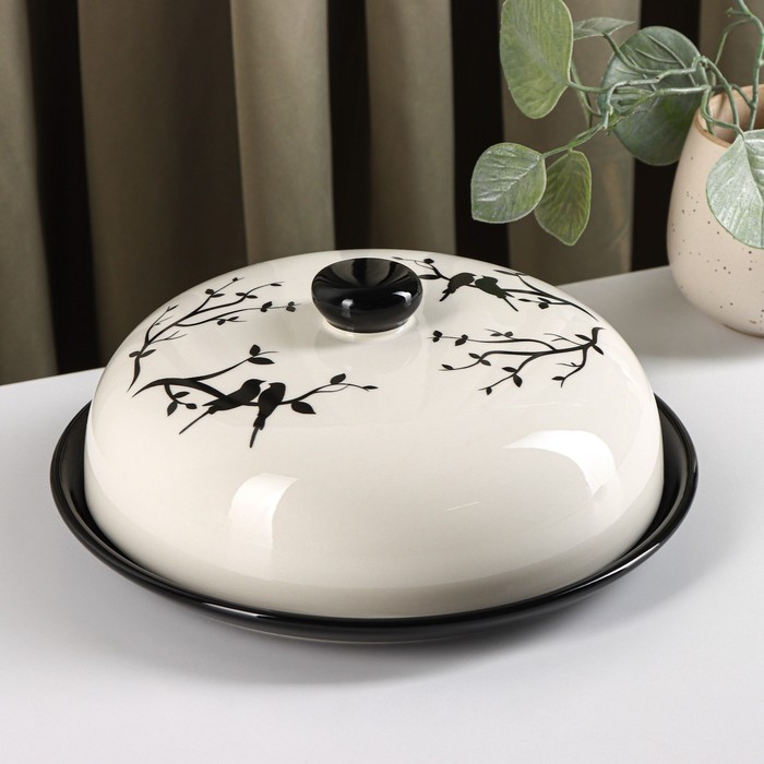 УЦЕНКА Блинница Доляна «Весенний вечер», d=23 см, цвет белый - Фото 1