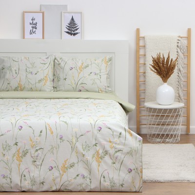 Постельное бельё LoveLife дуэт «Ирисы», 143х215см-2шт, 225х240см, 50х70см-2шт 100%хлопок, сатин125г/м²