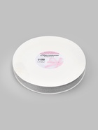 Лента бархатная, с серебряным люрексом, 20 мм, 18±1 м, белая №01 - Фото 4