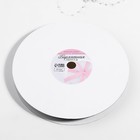 Лента бархатная, с серебряным люрексом, 15 мм, 18±1 м, бордовая №46 - Фото 2