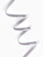 Лента бархатная, с серебряным люрексом, 6 мм, 18±1 м, серая №184 - Фото 2