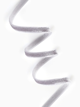 Лента бархатная, с серебряным люрексом, 6 мм, 18±1 м, серая №184