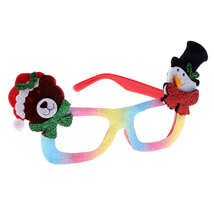 Карнавальные очки «Рождество» - Фото 1