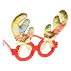 Карнавальные очки «Радужные рожки» - фото 320174698