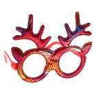 Карнавальные очки «Олень санты» - фото 285372500