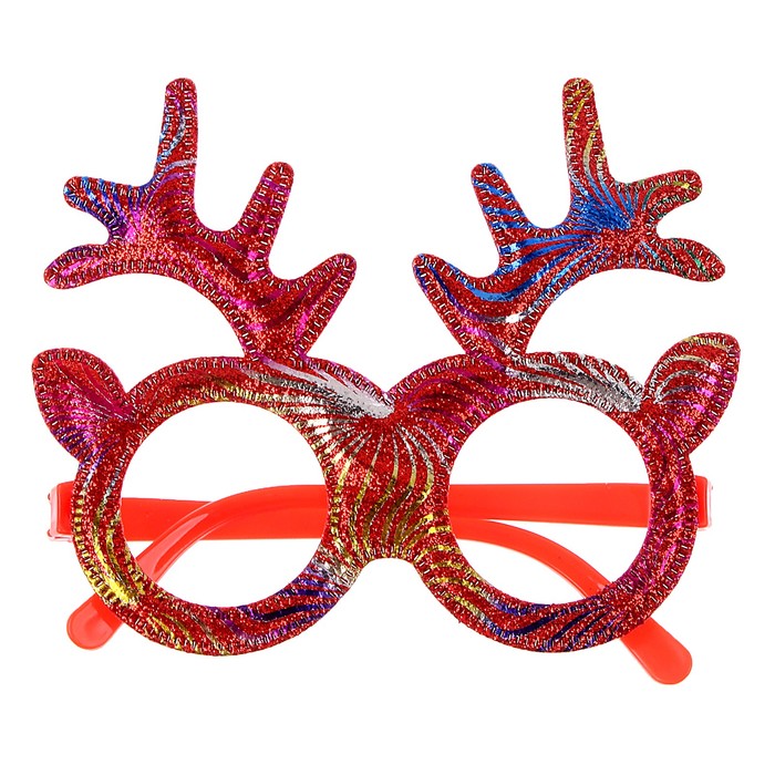 Карнавальные очки «Олень санты»