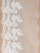 Кружево на сетке, 150 мм, 9±0.5 м, белое - Фото 4