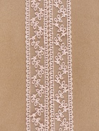 Кружево на сетке, 30 мм, 9±0.5 м, розовое - Фото 3