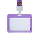 Бейдж горизонтальный Calligrata, "Уточки", внешний размер 100х78 мм, внутренний размер 52х82 мм, на ленте-42 см, пластик - Фото 2