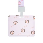 Бейдж горизонтальный Calligrata, «Лапки», внешний размер 100×78 мм, внутренний размер 52×82 мм, на ленте-42 см, пластик - Фото 4