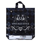 Пакет «Винтажный стиль», полиэтиленовый с петлевой ручкой, 44×40 см, 70 мкм - Фото 2