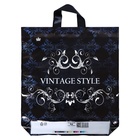 Пакет «Винтажный стиль», полиэтиленовый с петлевой ручкой, 44×40 см, 70 мкм 9796033
