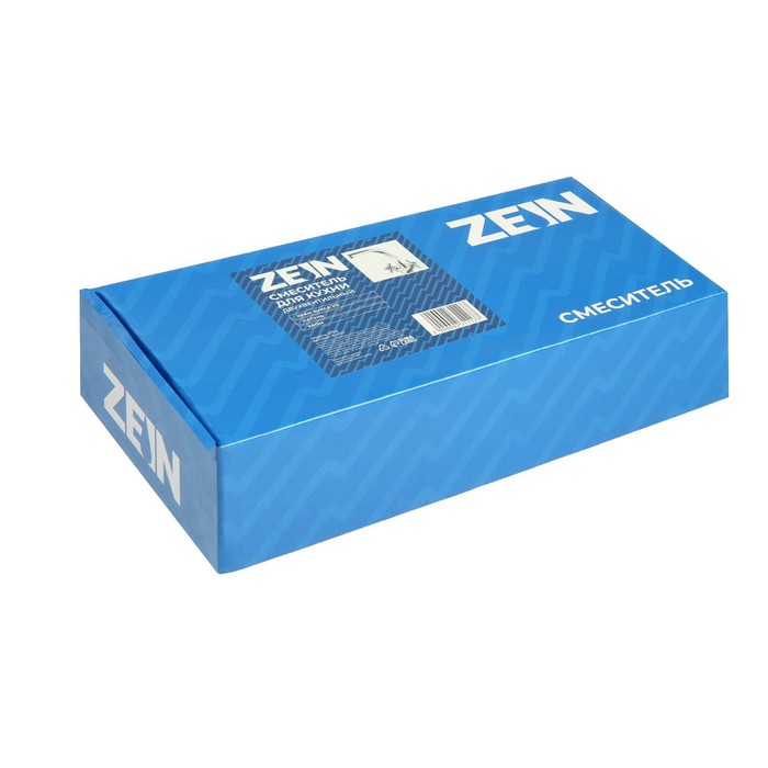 Смеситель для кухни ZEIN Z7215, двухвентильный, кран-букса латунь 1/2", латунь, хром - фото 18575236 Смеситель для кухни ZEIN Z7215, двухвентильный, кран-букса латунь 1/2", латунь, хром - фото 18575236